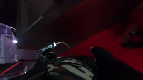 White devil asking a bouncer to call an ambulance