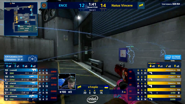 Incredible CS:GO fully-blind headshot by s1mple.