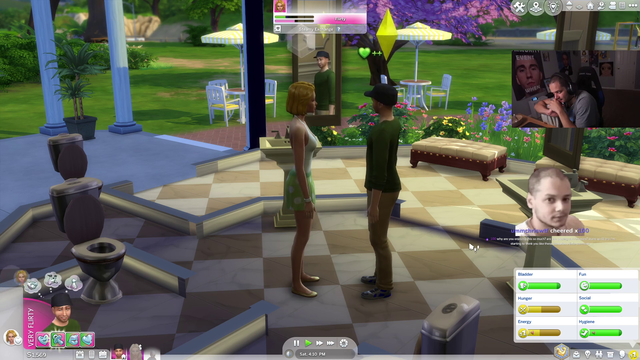 40 year old man scores rizz in sims