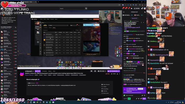 Drunk Zoil tries to gueststar with Soda