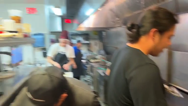 Woops in a MasterChef kitchen