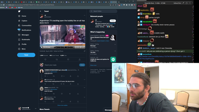 Hasan explains Queen's death to LSF