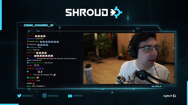 Shroud waking up for 5am to see Valorant Champions matches
