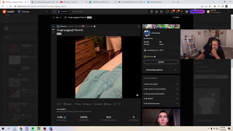 Erobb realizes something about the edited photo of his leg