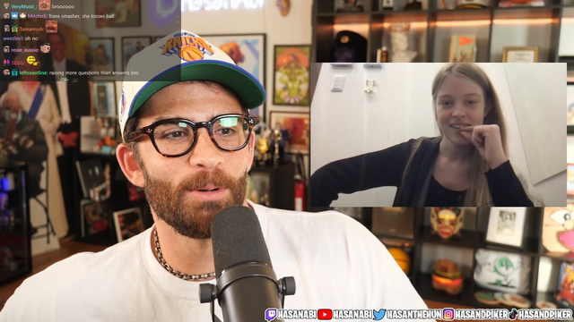 Hasan asks Elon Musk's daughter Vivian if she knows Ludwig