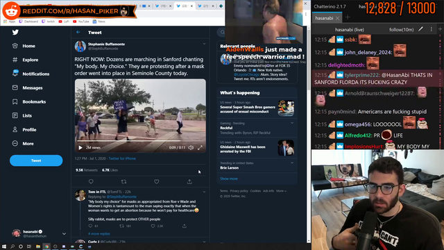 Hasan has a message to people who won't wear a mask