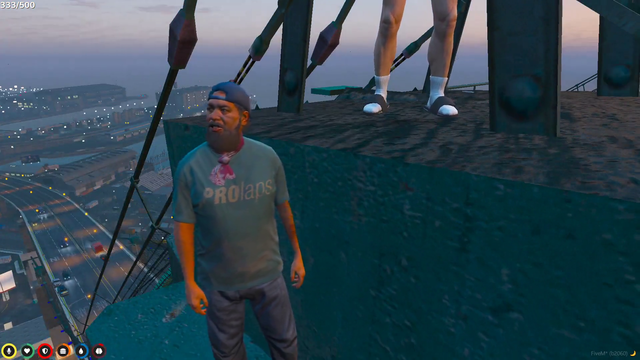 Robert Jumps off a Bridge