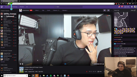 James Charles first twitch experience