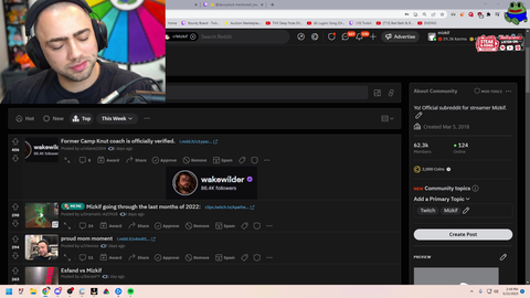 Mizkif going through the last months of 2022
