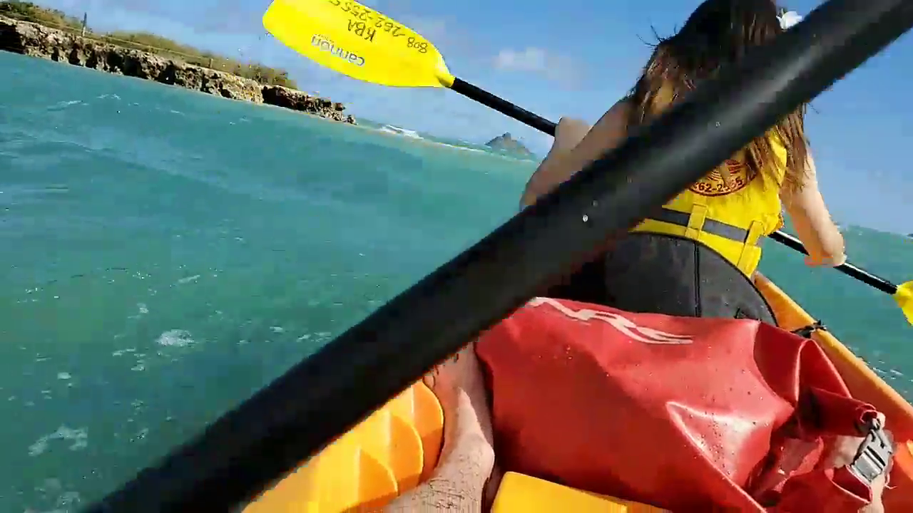 TheSushiDragon's kayak flips, Exla dives in for the save(Other POV)