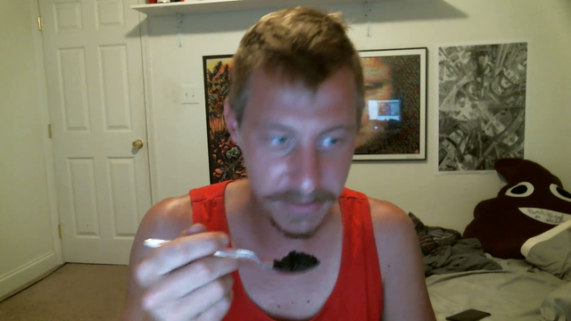 KKona trying fancy people food