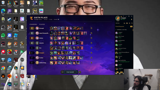 imaqtpie and Emily explains their 6 & 8 placement to Toast