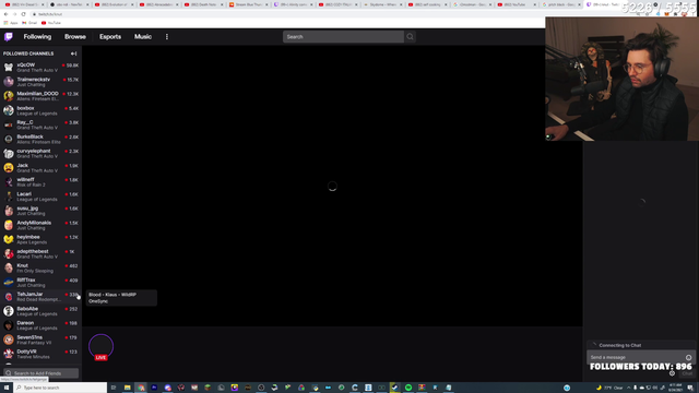 Cyr finds a new category on Twitch.