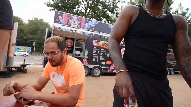 Man presses YourRage's camera guy
