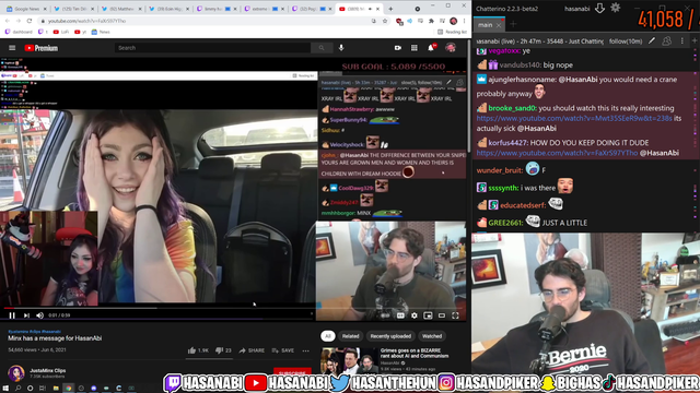 Hasan responds to Minx's callout