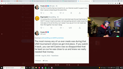 Nadeshot Fires Back at Froste’s Accusations About 100 Thieves