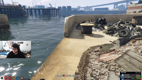 Chased him down, killed him, robbed him, RP checked him, Dumped him in the water Sadge