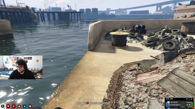 Chased him down, killed him, robbed him, RP checked him, Dumped him in the water Sadge