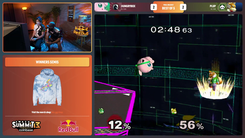 Hbox having a small popoff
