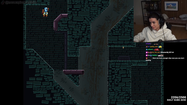Nora ragequit Jump King
