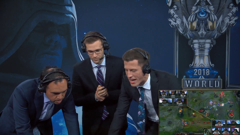 league caster goes crazy