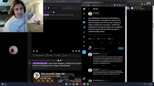 xqc says Destiny was right