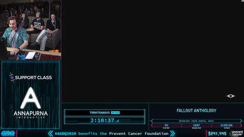 After TomatoAngus takes a 5+ minute diversion at the end of his Fallout 4 speedrun to get some radaway, he bumps into something...