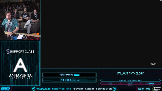 After TomatoAngus takes a 5+ minute diversion at the end of his Fallout 4 speedrun to get some radaway, he bumps into something...