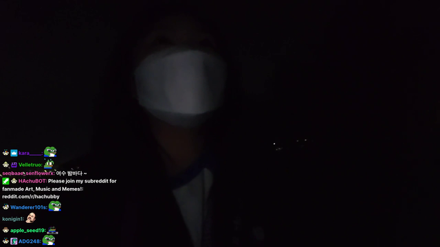 Yuggie sees something in the dark