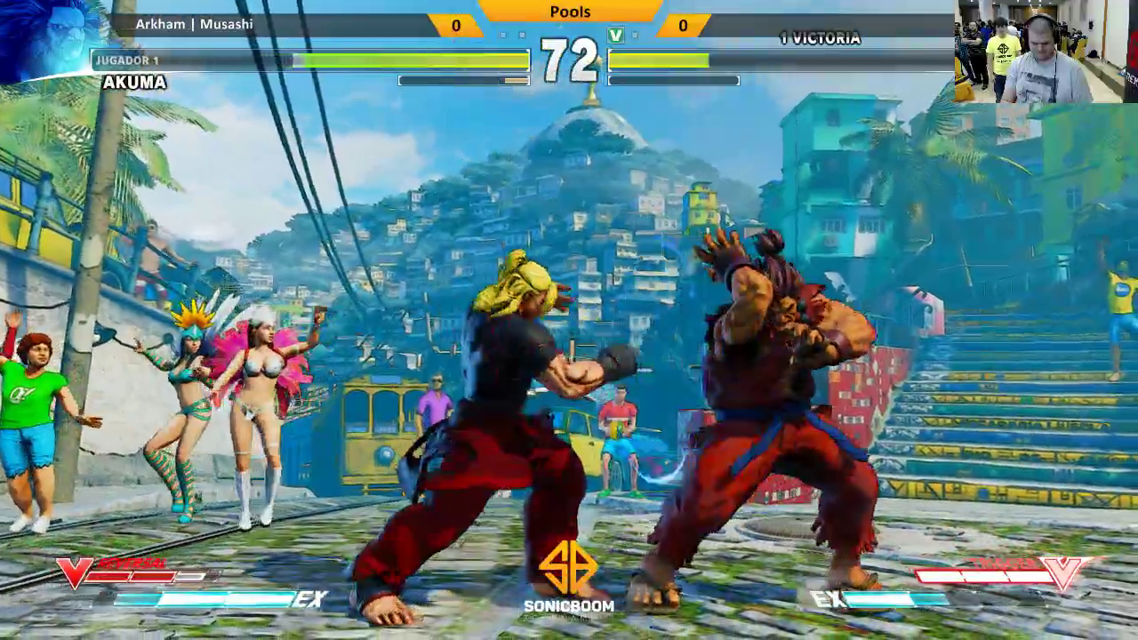 Blind player wins a SFV match on stream