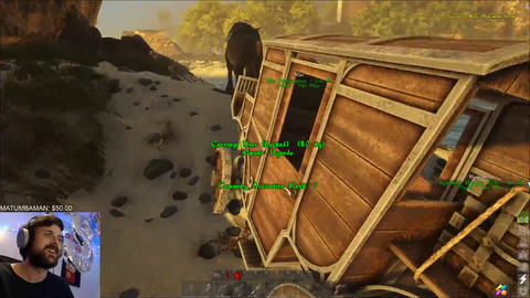 Forsen and the Ugandan army find a Horse Carriage