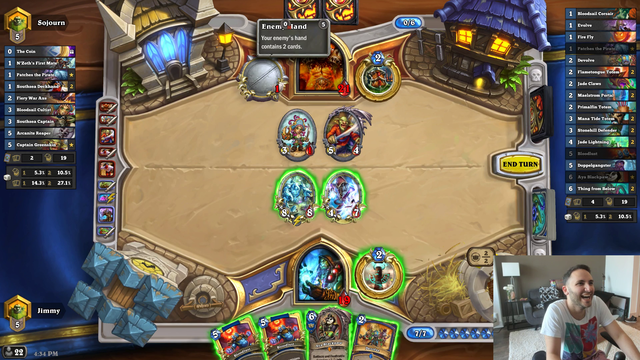 Twitch discussing hearthstone vs Twitch discussing traps (x- post r/reckful)