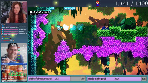 Britt loses control in a speedrun but manages it flawlessly