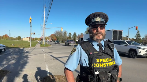 Auditor gets confronted by Canadian Police Constable
