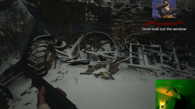 Aris looks out the window