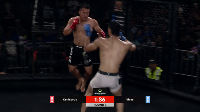 [Melee 2] Ceniseros finishes the match in dominant fashion