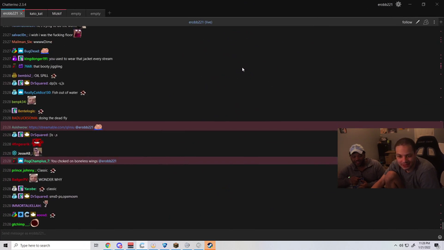 Erobb logs a viewer through the progression of drunk