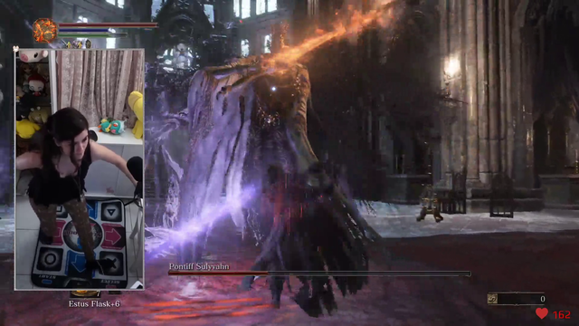 Luality killing Pontiff on a dance pad... using a level 1 character.