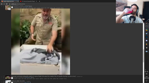Soy man gets scared