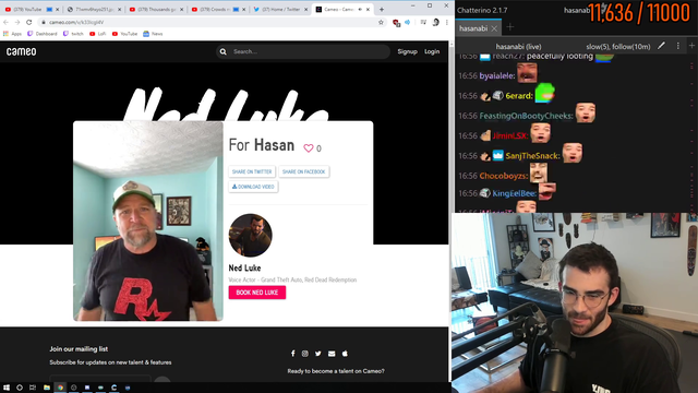Hasan is sent a message from GTA V character Michael De Santas