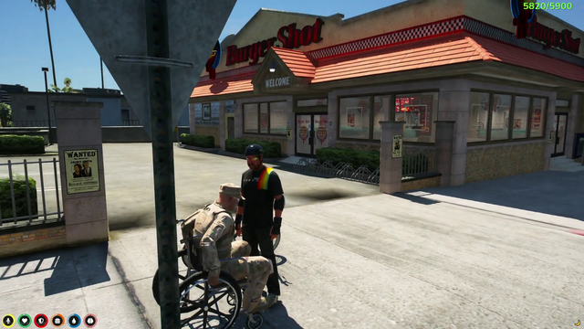 Bogg is back and does a sick trick for homeless veteran