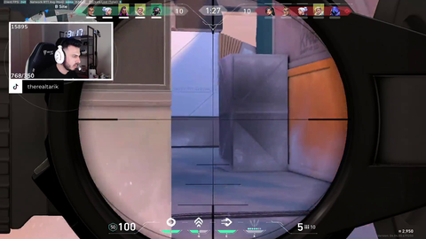 Tarik gets a disgusting ace