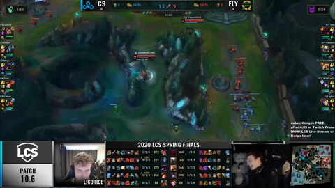 Players leave before the game is over and spoil the game (LCS Spring finals)