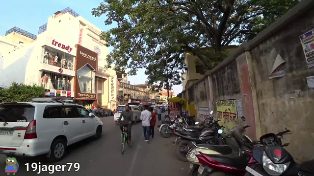Kid in India bites it
