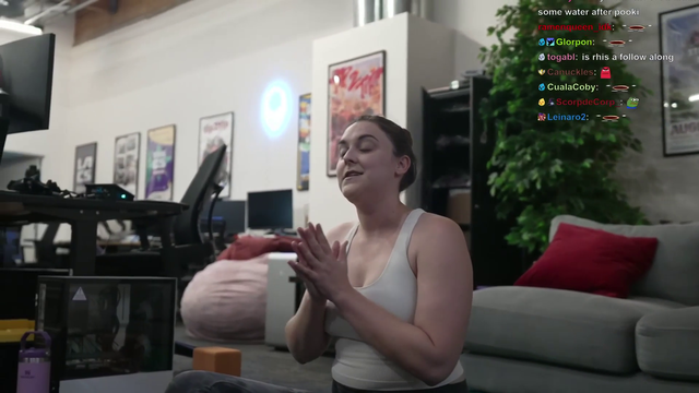 Ludwig vents to the yoga teacher