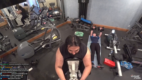 Esfand attempts to work out