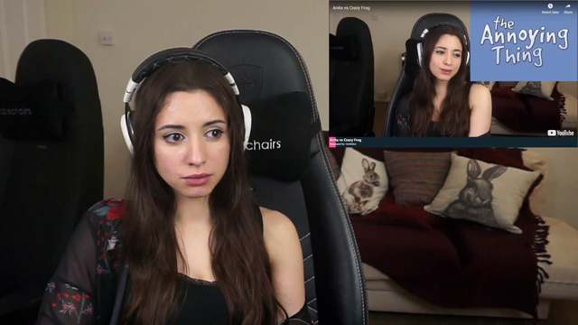 Sweet Anita reacts to Sweet Anita.