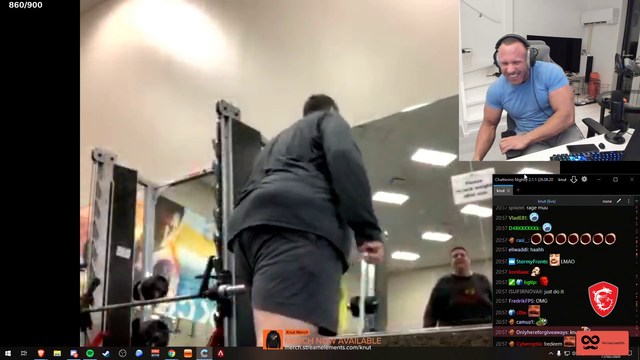 A Struggling Man Working Out Gets Help From a Personal Trainer