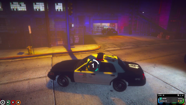 xQcOW - X Escapes From Bank Robbery with Cop Car