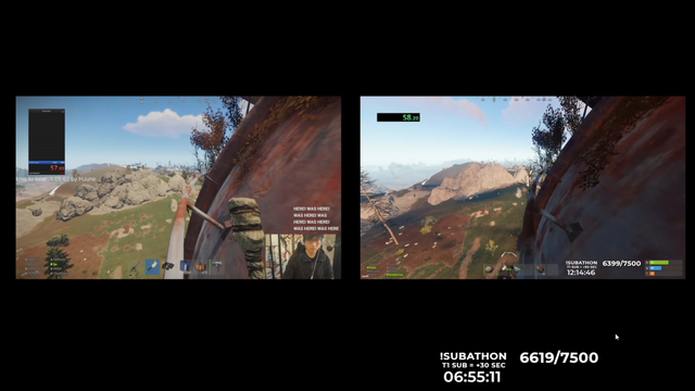 Hjune vs Boxbox Speedrun Side by Side